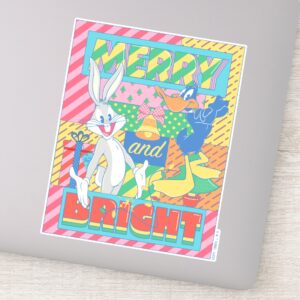 LOONEY_TUNES™___Merry_and_Bright_Christmas_Sticker_1 LOONEY TUNES™ Merry And Bright Christmas Sticker