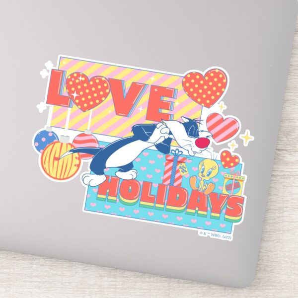 LOONEY_TUNES™___SYLVESTER™_&_TWEETY™Love_Holidays_Sticker_1 LOONEY TUNES™ SYLVESTER™ TWEETY™Love Holidays Sticker