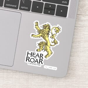 Lannister_Sigil_-_Hear_Me_Roar_Sticker_14 Lannister Sigil Hear Me Roar Sticker
