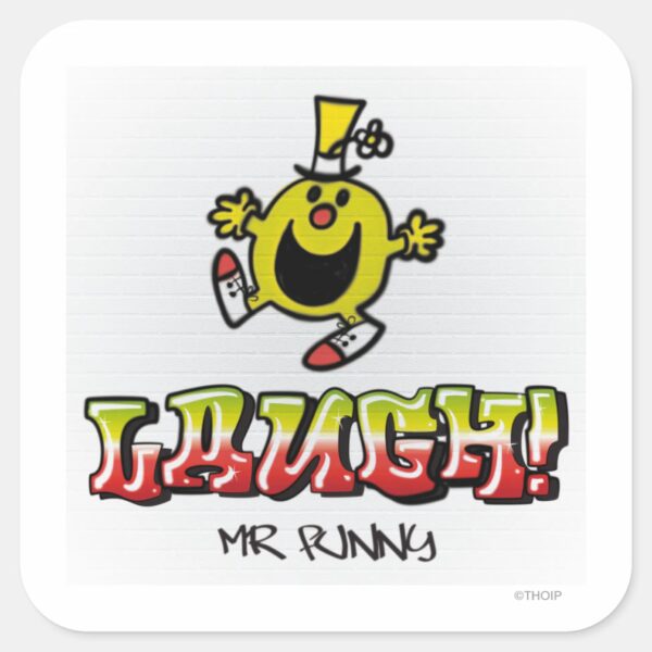 Laugh_With_Mr._Funny_Square_Sticker_1 Laugh With Mr. Funny Square Sticker