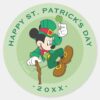 Leprechaun_Mickey_Mouse___St._Patrick's_Day_Classic_Round_Sticker_1 Leprechaun Mickey Mouse St. Patricks Day Classic Round Sticker