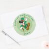 Leprechaun_Mickey_Mouse___St._Patrick's_Day_Classic_Round_Sticker_3 Leprechaun Mickey Mouse St. Patricks Day Classic Round Sticker