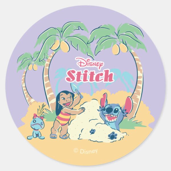 Lilo_&_Stitch_Island_Adventure_Classic_Round_Sticker_1 Lilo Stitch Island Adventure Classic Round Sticker