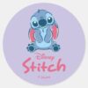 Lilo Stitch Stitch Classic Round Sticker