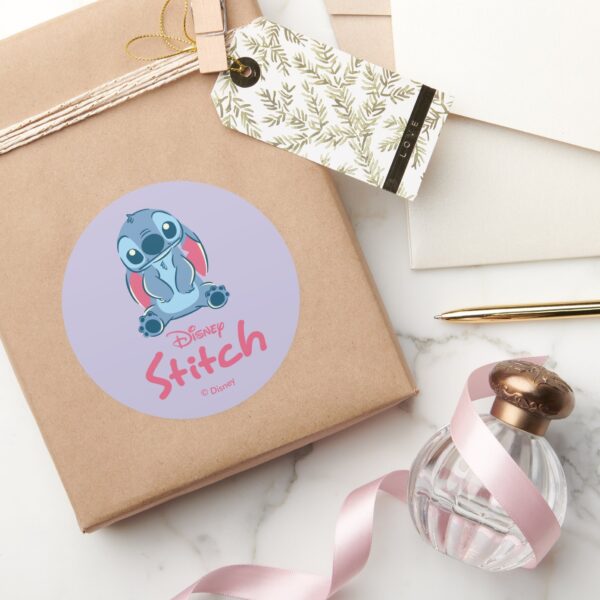 Lilo Stitch Stitch Classic Round Sticker