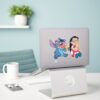 Lilo Stitchs Lilo And Stitch Eating Ice Cream Sticker