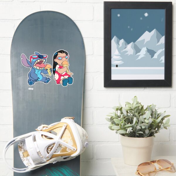 Lilo_&_Stitch's_Lilo_and_Stitch_Eating_Ice_Cream_Sticker_7 Lilo Stitchs Lilo And Stitch Eating Ice Cream Sticker