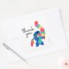 Lilo And Stitch Ice Cream Birthday Thank You Square Sticker