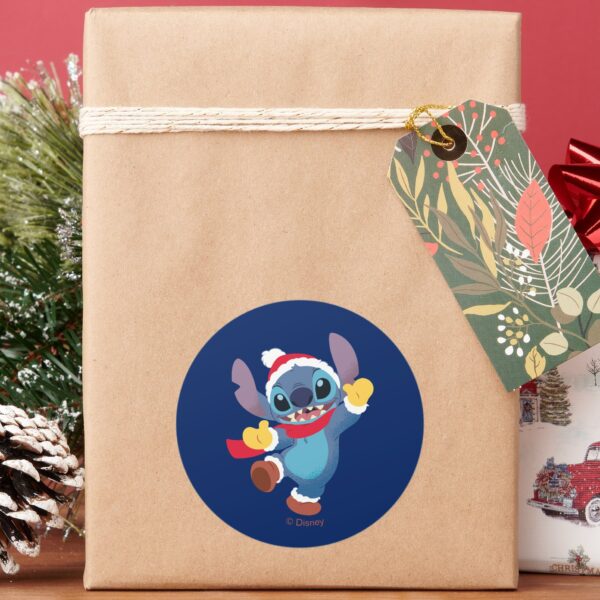 Lilo_and_Stitch___Happy_Holidays_Dance_Classic_Round_Sticker_6 Lilo And Stitch Happy Holidays Dance Classic Round Sticker