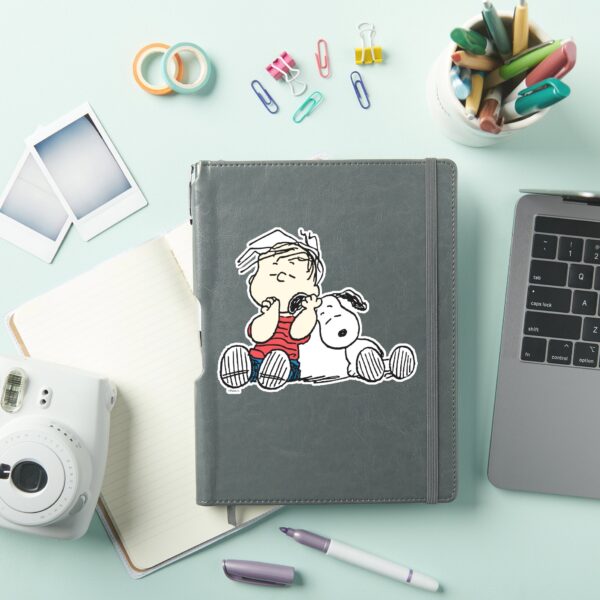 Linus_Comforted_With_Snoopy's_Ear_Sticker_3 Linus Comforted With Snoopys Ear Sticker