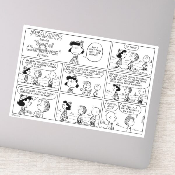 Linus_Tells_Lucy_She's_Crabby_Sticker_9 Linus Tells Lucy Shes Crabby Sticker