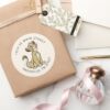 Lion King Simba Baby Shower Classic Round Sticker