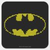 Lite-Brite_Bat_Emblem_Square_Sticker_1 Lite Brite Bat Emblem Square Sticker
