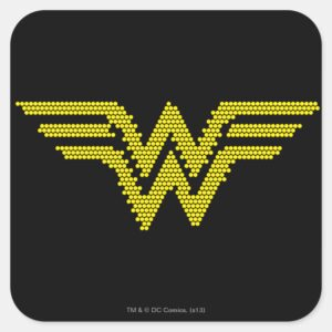 Lite Brite WW Symbol Square Sticker