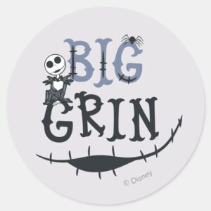 Little_Jack_Skellington_-_Big_Grin_Classic_Round_Sticker_1 Little Jack Skellington Big Grin Classic Round Sticker