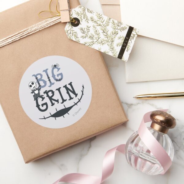 Little_Jack_Skellington_-_Big_Grin_Classic_Round_Sticker_5 Little Jack Skellington Big Grin Classic Round Sticker