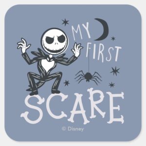 Little_Jack_Skellington_-_My_First_Scare_Square_Sticker_1 Little Jack Skellington My First Scare Square Sticker