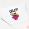 Little_Miss_Birthday_With_Pink_Balloon_Square_Sticker_3 Little Miss Birthday With Pink Balloon Square Sticker