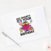 Little_Miss_Birthday___Go_Shorty_Version_24_Square_Sticker_3 Little Miss Birthday Go Shorty Version 24 Square Sticker