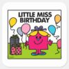Little_Miss_Birthday___Presents_&_Balloons_Square_Sticker_1 Little Miss Birthday Presents Balloons Square Sticker