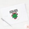 Little_Miss_Christmas_Smile_Classic_Round_Sticker_3 Little Miss Christmas Smile Classic Round Sticker