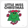 Little_Miss_Christmas_Smile_Square_Sticker_1 Little Miss Christmas Smile Square Sticker