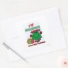 Little_Miss_Christmas___I_Love_Holidays_Square_Sticker_3 Little Miss Christmas I Love Holidays Square Sticker