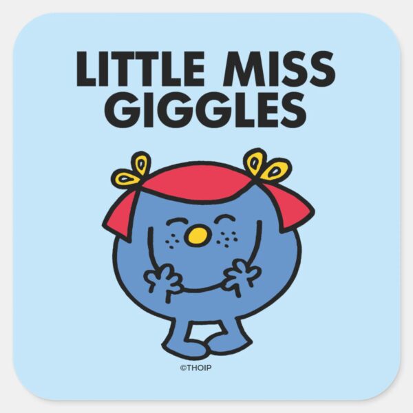 Little_Miss_Giggles___Black_Lettering_Square_Sticker_1 Little Miss Giggles Black Lettering Square Sticker