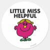 Little_Miss_Helpful_Classic_Classic_Round_Sticker_1 Little Miss Helpful Classic Classic Round Sticker
