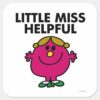 Little_Miss_Helpful_Classic_Square_Sticker_1 Little Miss Helpful Classic Square Sticker