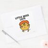 Little_Miss_Late___Black_Lettering_Square_Sticker_3 Little Miss Late Black Lettering Square Sticker