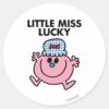 Little_Miss_Lucky___Black_Lettering_Classic_Round_Sticker_1 Little Miss Lucky Black Lettering Classic Round Sticker