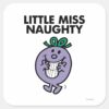 Little_Miss_Naughty___Huge_Smile_Square_Sticker_1 Little Miss Naughty Huge Smile Square Sticker