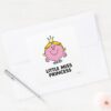 Little_Miss_Princess___Crown_Background_Square_Sticker_3 Little Miss Princess Crown Background Square Sticker