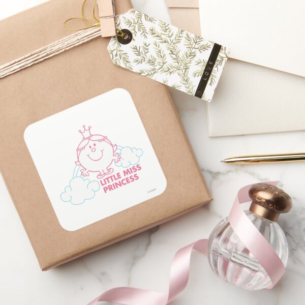 Little_Miss_Princess___Head_In_The_Clouds_Square_Sticker_5 Little Miss Princess Head In The Clouds Square Sticker