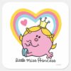Little_Miss_Princess___Hearts_Square_Sticker_1 Little Miss Princess Hearts Square Sticker