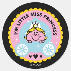 Little Miss Princess Im A Princess Classic Round Sticker