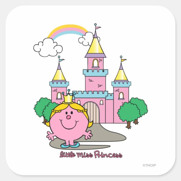 Little_Miss_Princess___Royal_Castle_Square_Sticker_1 Little Miss Princess Royal Castle Square Sticker