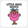 Little_Miss_Quick___Black_Lettering_Square_Sticker_1 Little Miss Quick Black Lettering Square Sticker
