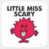 Little_Miss_Scary___Black_Lettering_Square_Sticker_1 Little Miss Scary Black Lettering Square Sticker