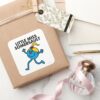 Little_Miss_Somersault_Walking_Tall_Square_Sticker_5 Little Miss Somersault Walking Tall Square Sticker