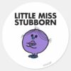 Little_Miss_Stubborn___Arms_Crossed_Classic_Round_Sticker_1 Little Miss Stubborn Arms Crossed Classic Round Sticker