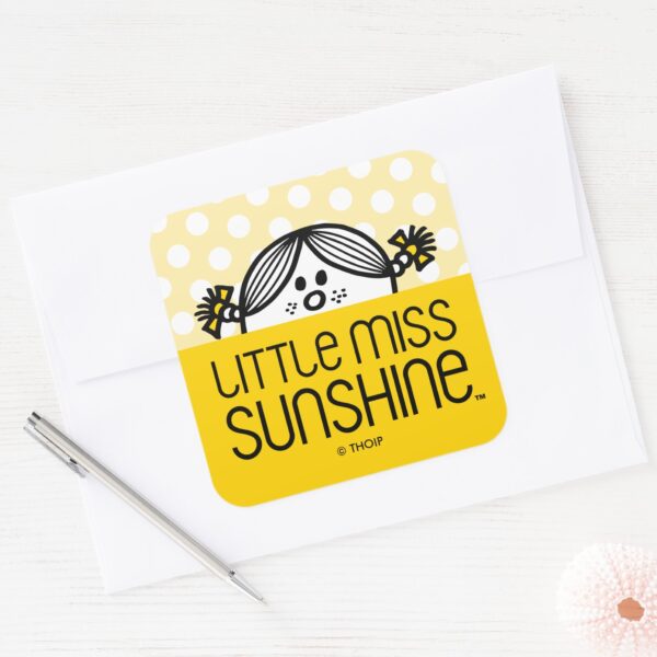 Little_Miss_Sunshine_Peeking_Square_Sticker_3 Little Miss Sunshine Peeking Square Sticker