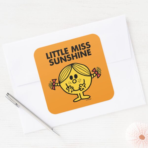 Little_Miss_Sunshine___Funny_&_Freckled_Square_Sticker_3 Little Miss Sunshine Funny Freckled Square Sticker