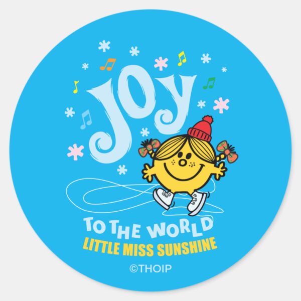 Little_Miss_Sunshine___Joy_To_The_World_Classic_Round_Sticker_1 Little Miss Sunshine Joy To The World Classic Round Sticker