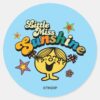 Little_Miss_Sunshine___Stars_&_Flowers_Classic_Round_Sticker_1 Little Miss Sunshine Stars Flowers Classic Round Sticker