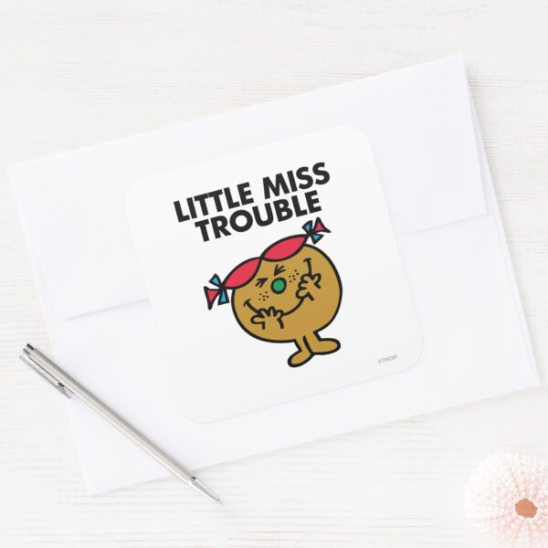 Little_Miss_Trouble___Laughing_Square_Sticker_3 Little Miss Trouble Laughing Square Sticker