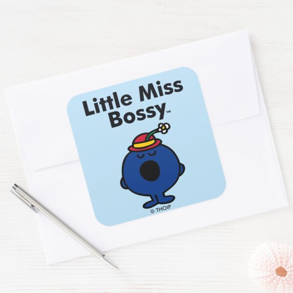 Little_Miss___Little_Miss_Bossy_is_So_Bossy_Square_Sticker_3 Little Miss Little Miss Bossy Is So Bossy Square Sticker
