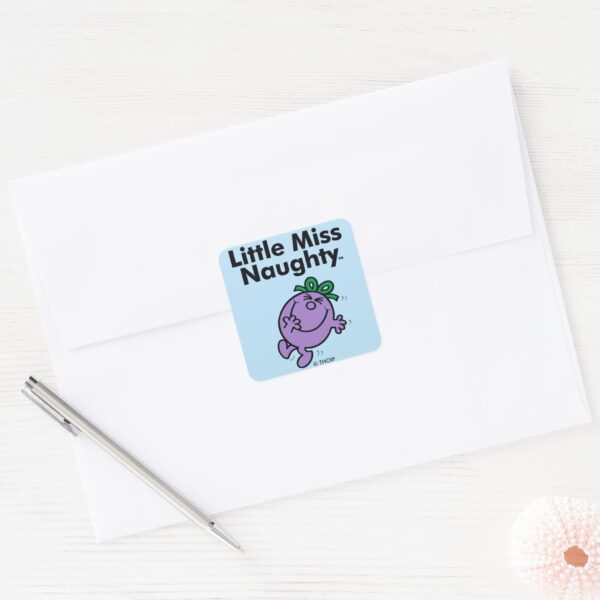 Little_Miss___Little_Miss_Naughty_is_So_Naughty_Square_Sticker_3 Little Miss Little Miss Naughty Is So Naughty Square Sticker