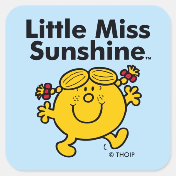 Little_Miss___Little_Miss_Sunshine_is_a_Ray_of_Sun_Square_Sticker_1 Little Miss Little Miss Sunshine Is A Ray Of Sun Square Sticker